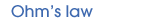 Ohm's Law